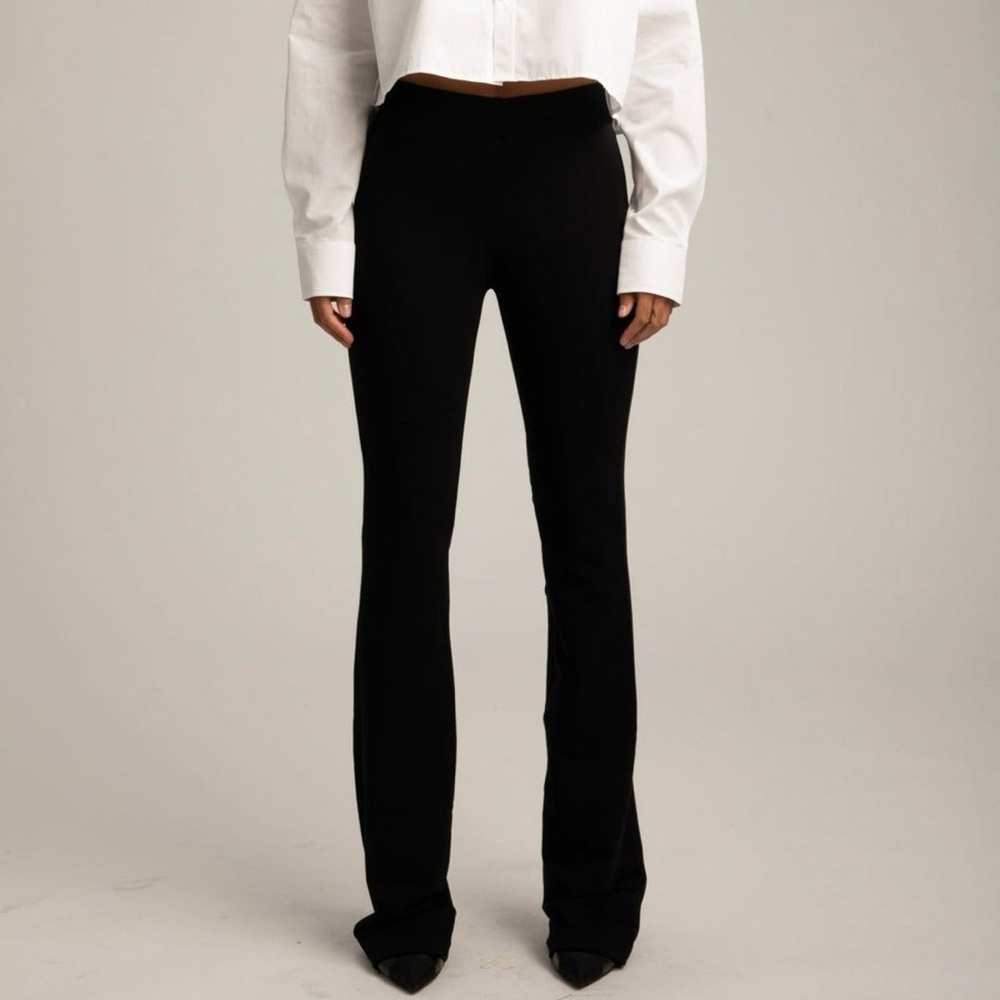 COPY - SPRWMN (S) Black City Micro Flare Pants